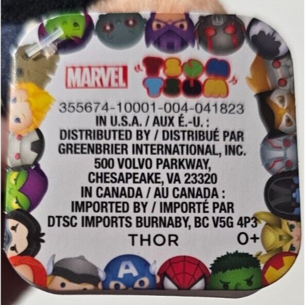Disney Marvel Thor Tsum Tsum 2.5 Inch Mini Plush NEW TSUM TSUM - Picture 4 of 6